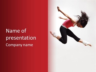 Performer Beautiful Moving PowerPoint Template