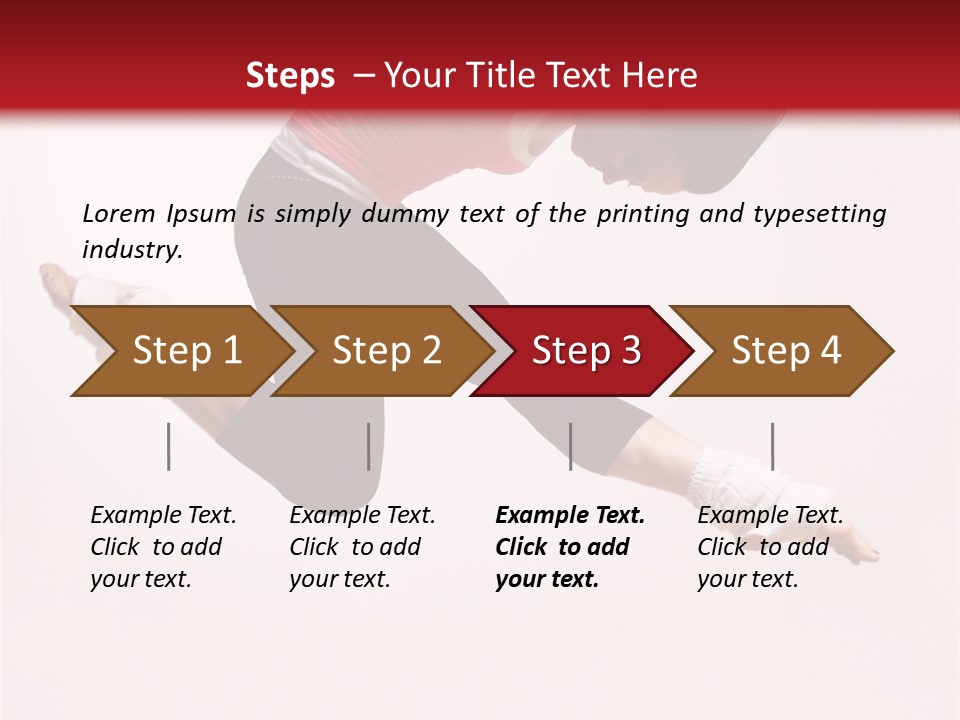 Performer Beautiful Moving PowerPoint Template