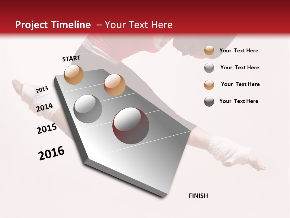 Performer Beautiful Moving PowerPoint Template