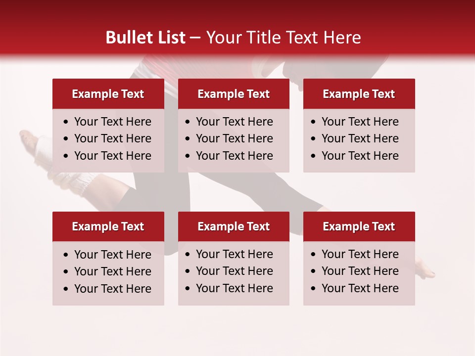 Performer Beautiful Moving PowerPoint Template