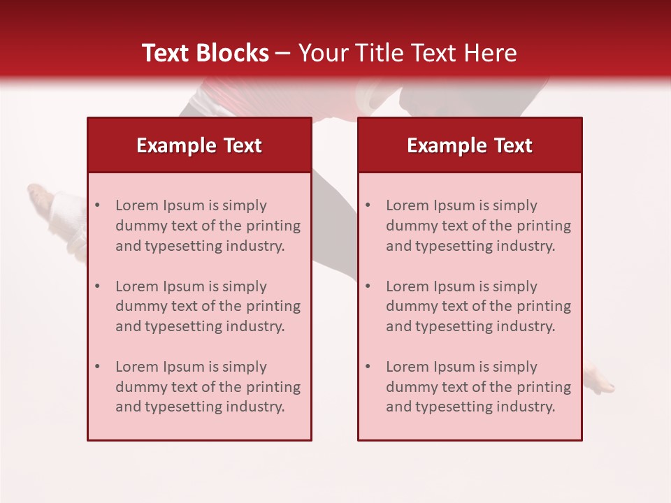 Performer Beautiful Moving PowerPoint Template
