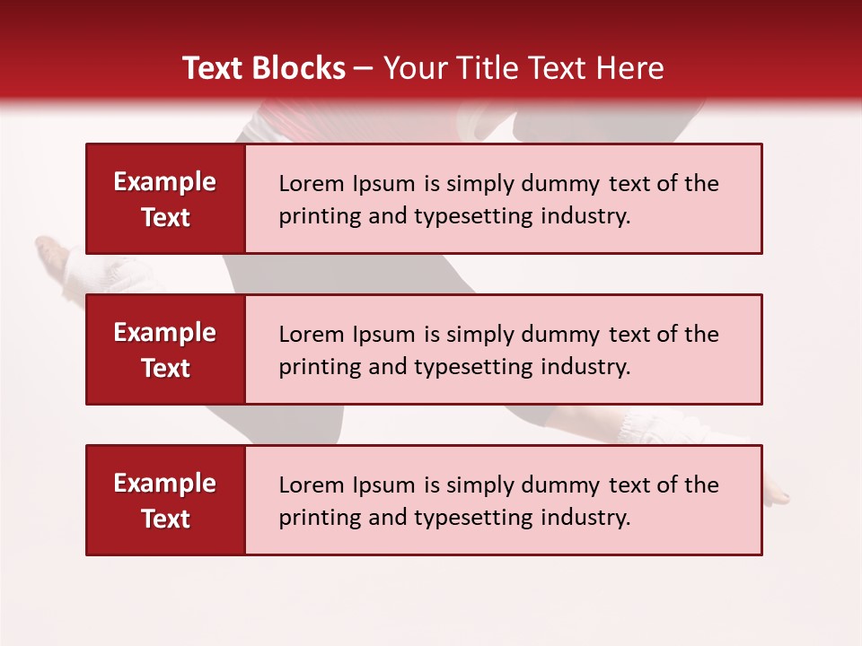 Performer Beautiful Moving PowerPoint Template