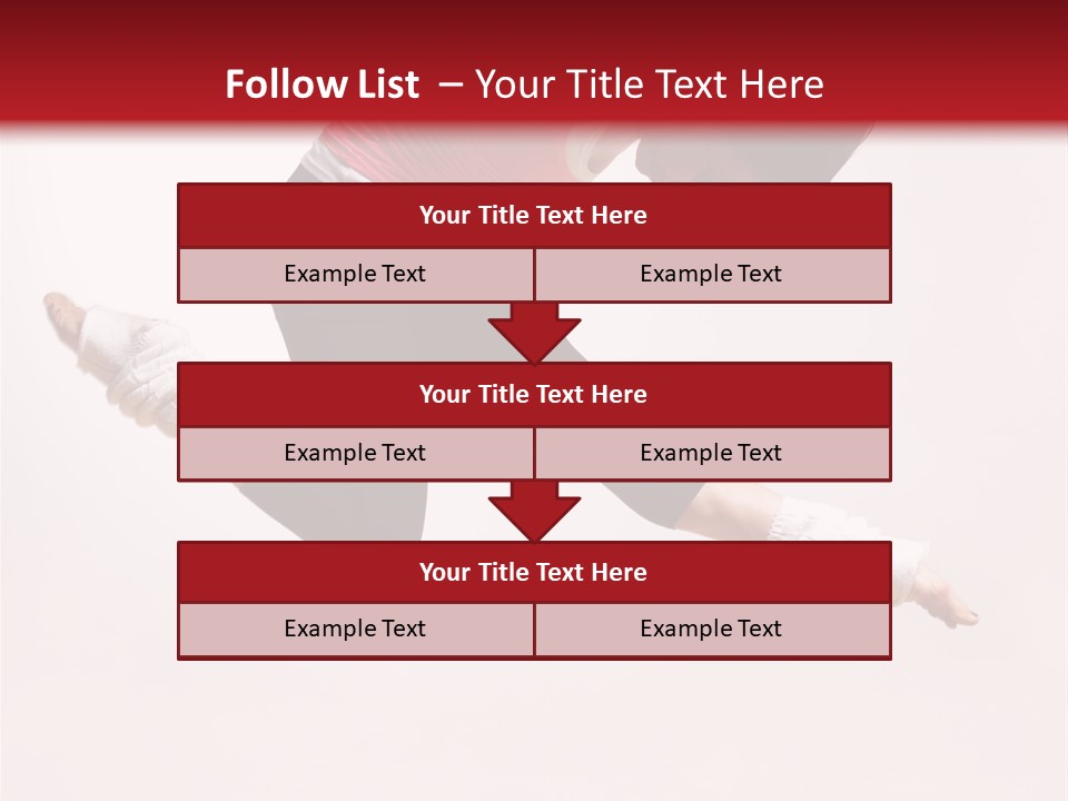 Performer Beautiful Moving PowerPoint Template