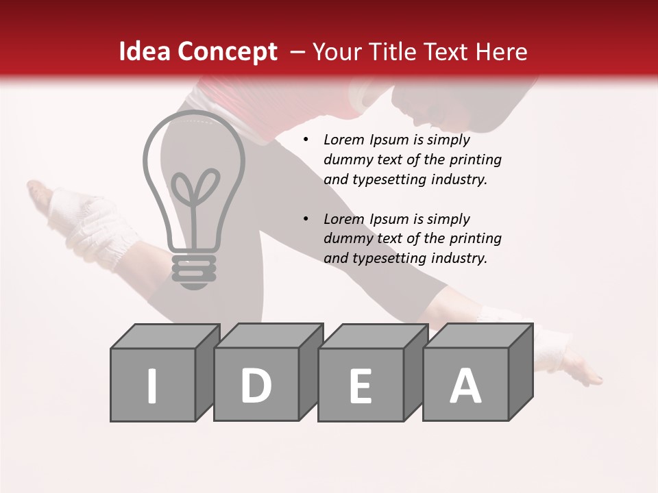 Performer Beautiful Moving PowerPoint Template