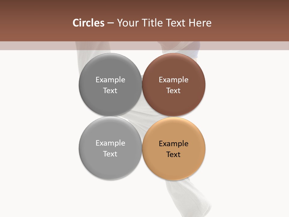 Action Woman Dancer PowerPoint Template