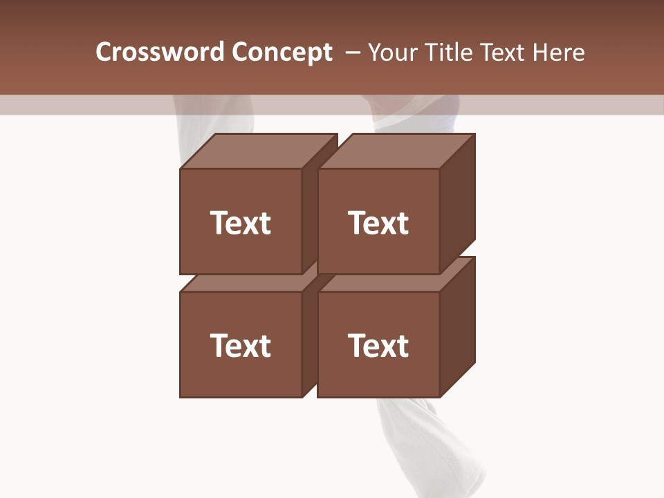 Action Woman Dancer PowerPoint Template