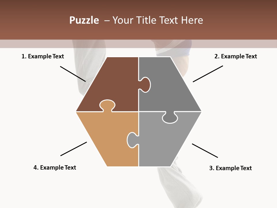 Action Woman Dancer PowerPoint Template