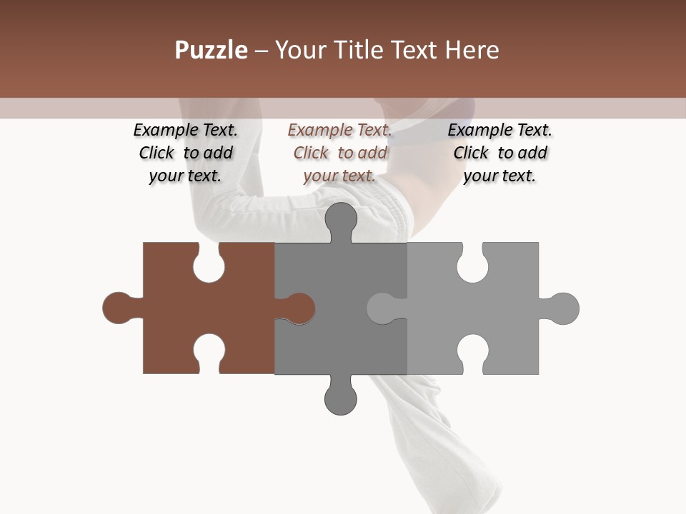 Action Woman Dancer PowerPoint Template