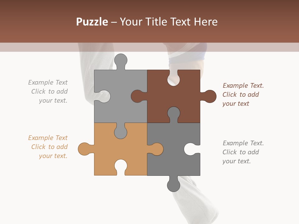 Action Woman Dancer PowerPoint Template