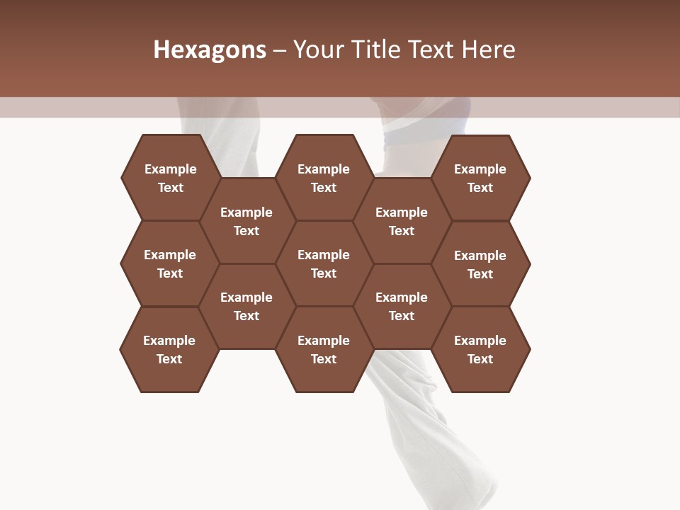 Action Woman Dancer PowerPoint Template