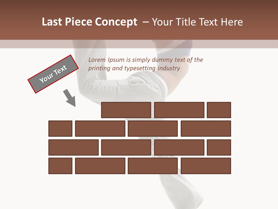 Action Woman Dancer PowerPoint Template