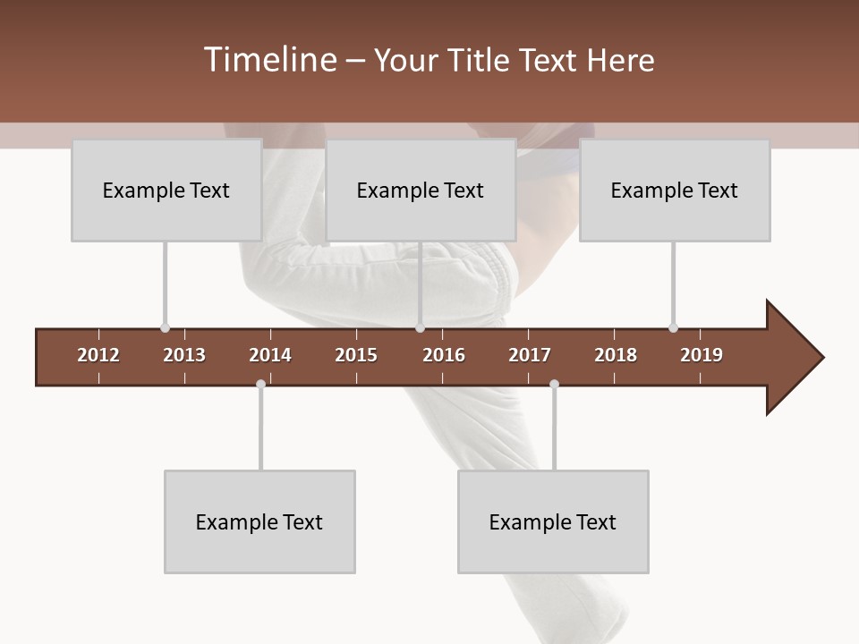 Action Woman Dancer PowerPoint Template