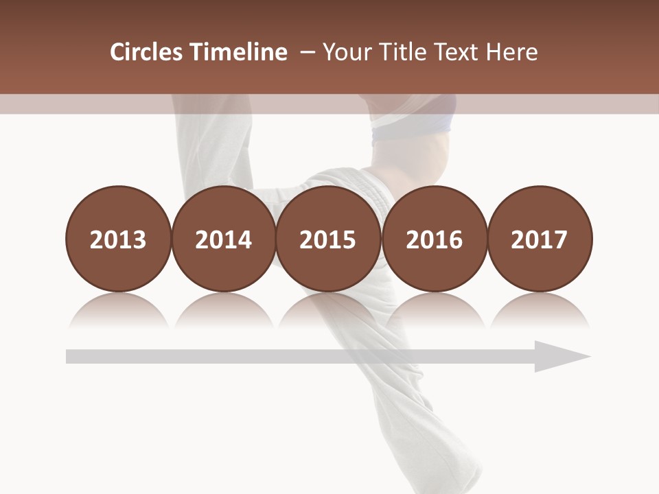 Action Woman Dancer PowerPoint Template