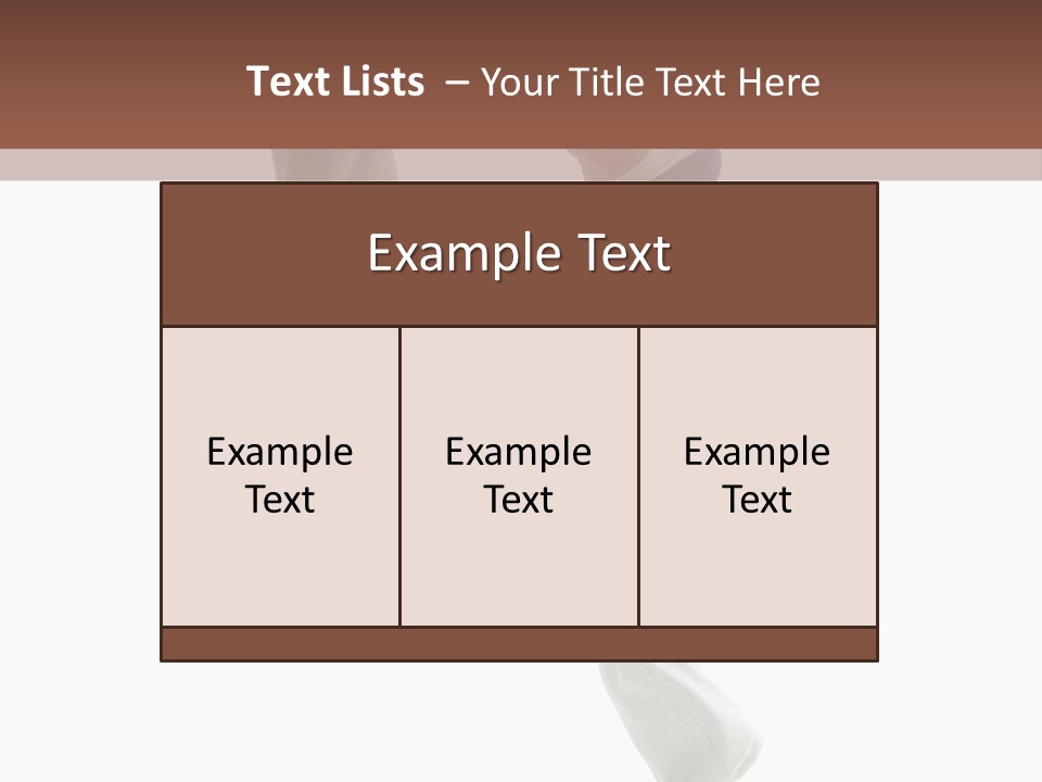 Action Woman Dancer PowerPoint Template