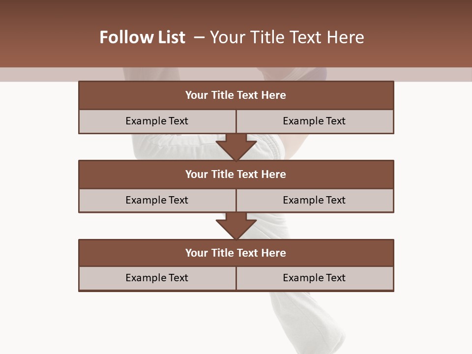 Action Woman Dancer PowerPoint Template