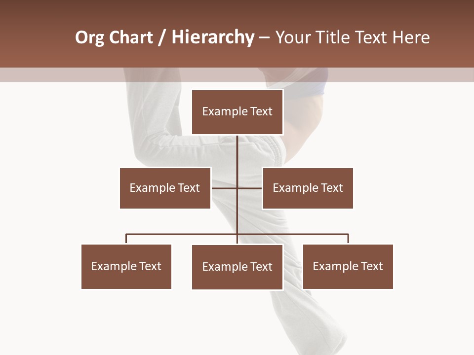 Action Woman Dancer PowerPoint Template