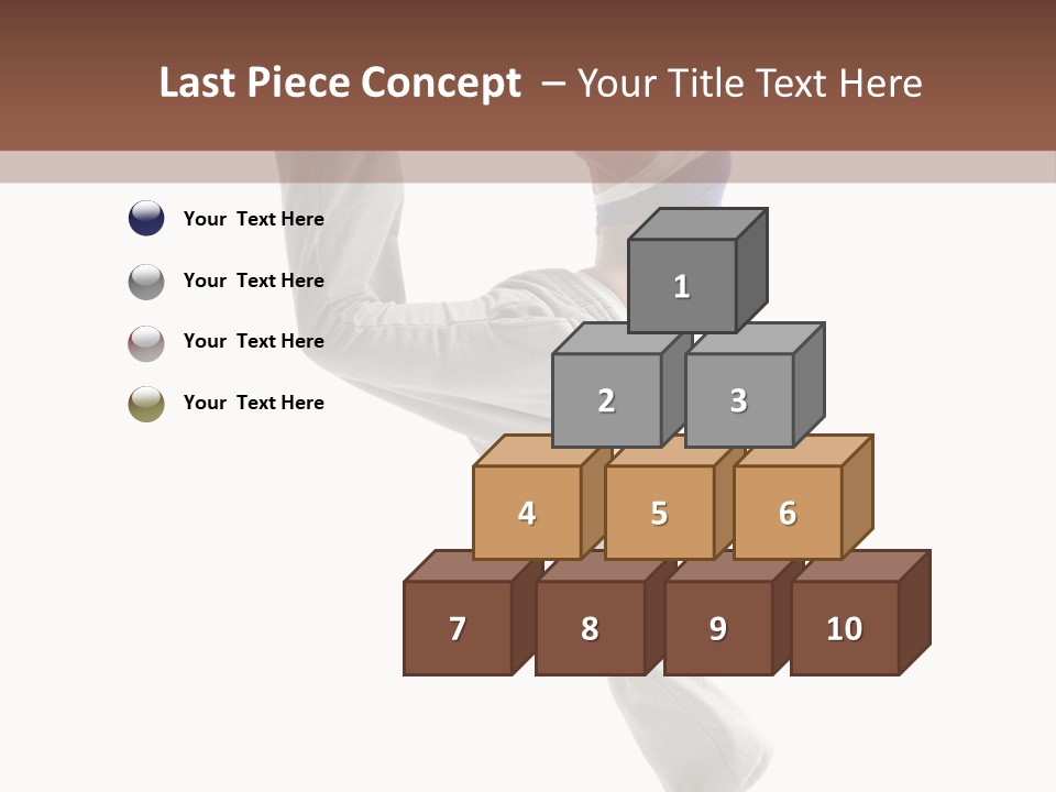 Action Woman Dancer PowerPoint Template