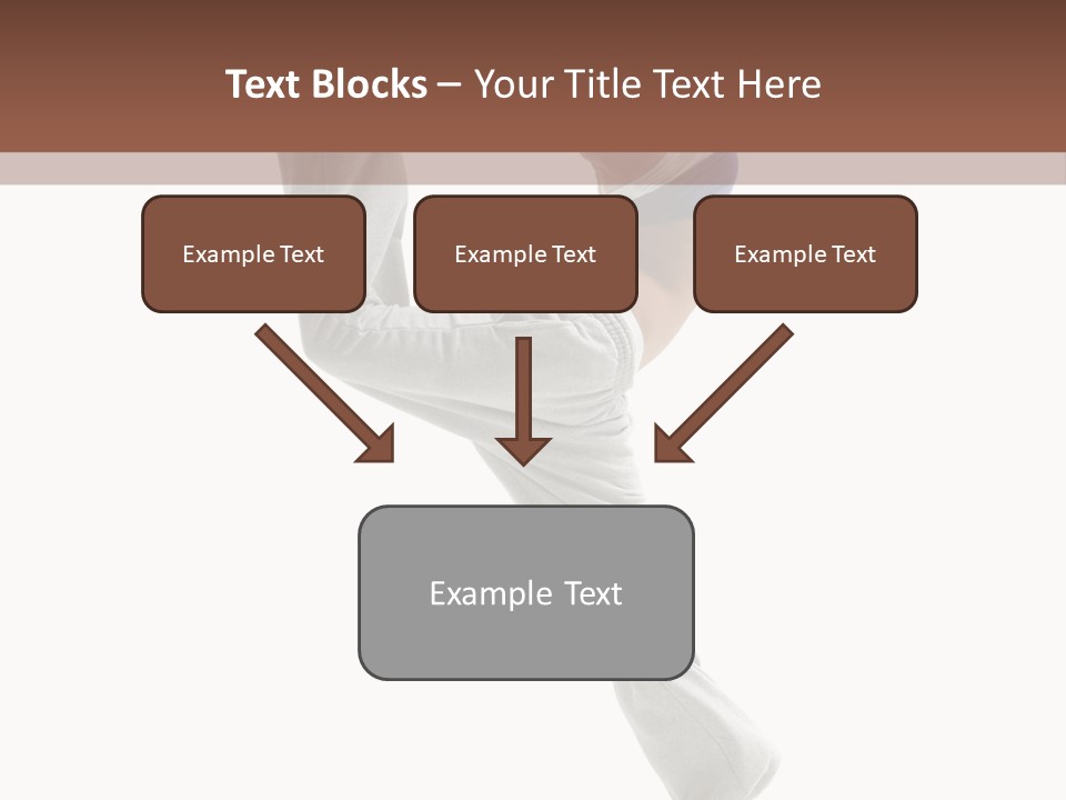 Action Woman Dancer PowerPoint Template