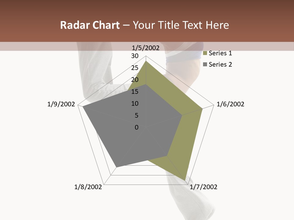 Action Woman Dancer PowerPoint Template