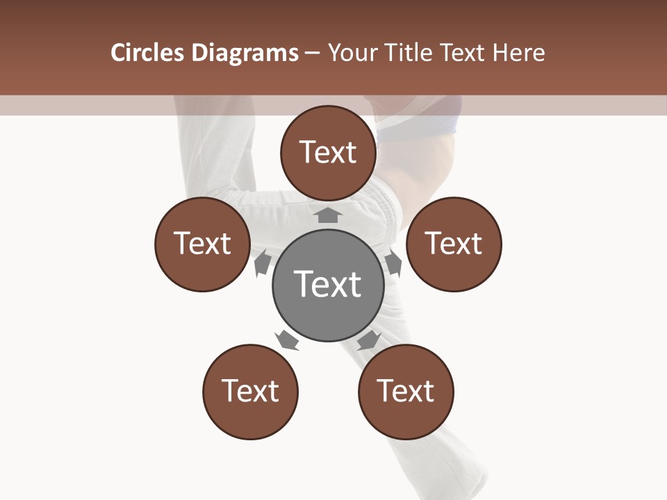 Action Woman Dancer PowerPoint Template