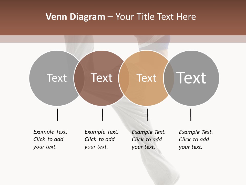 Action Woman Dancer PowerPoint Template