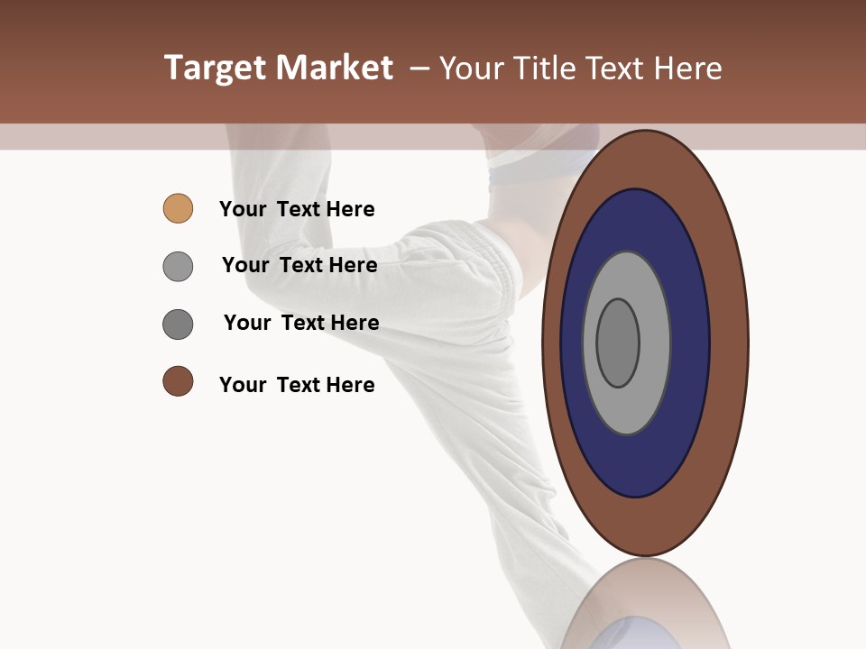 Action Woman Dancer PowerPoint Template