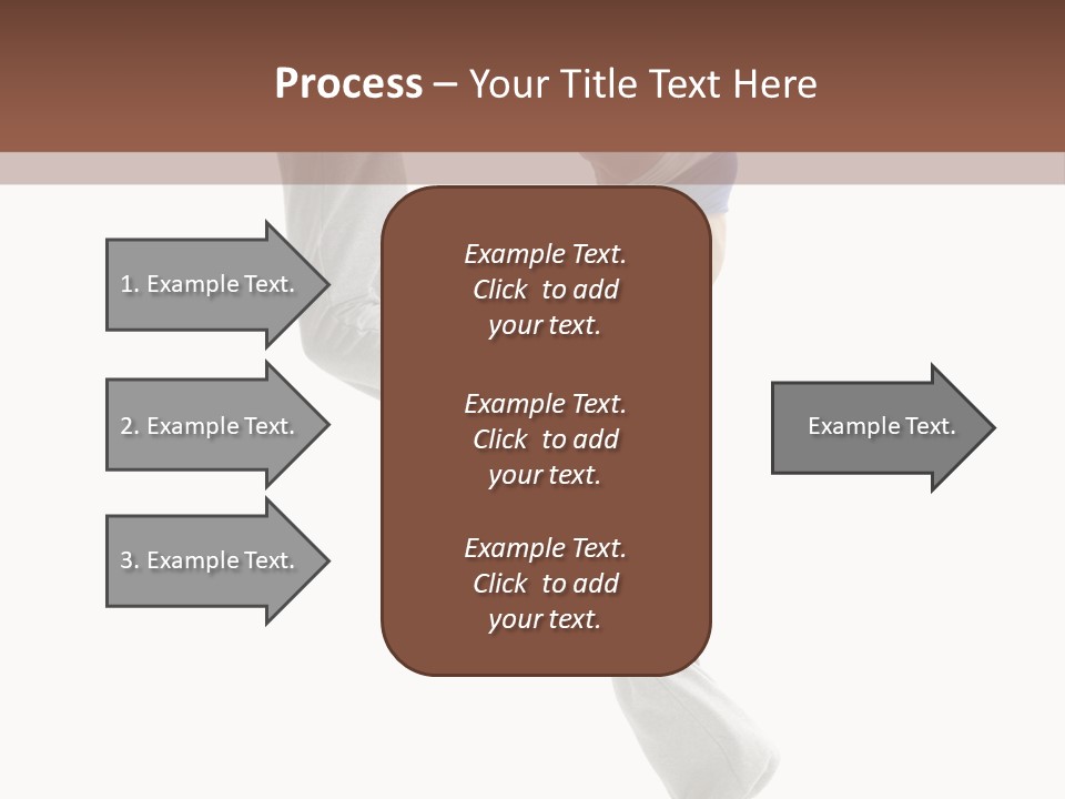 Action Woman Dancer PowerPoint Template