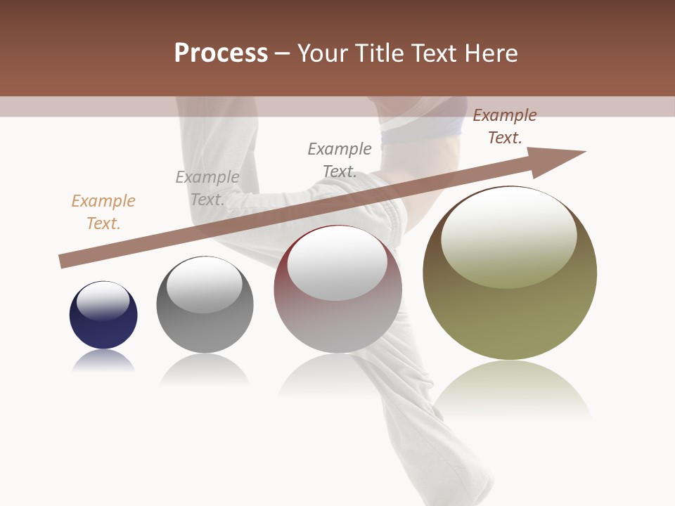 Action Woman Dancer PowerPoint Template