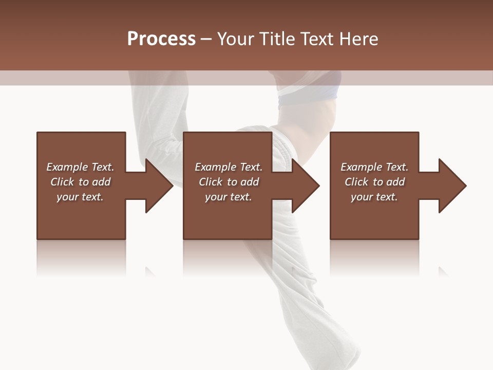 Action Woman Dancer PowerPoint Template