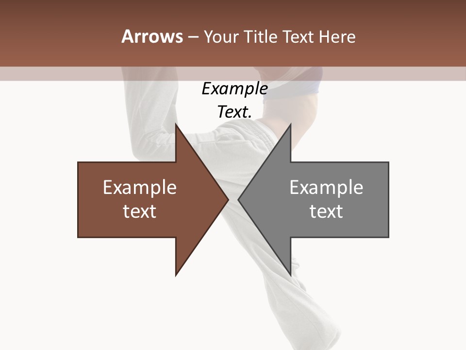 Action Woman Dancer PowerPoint Template