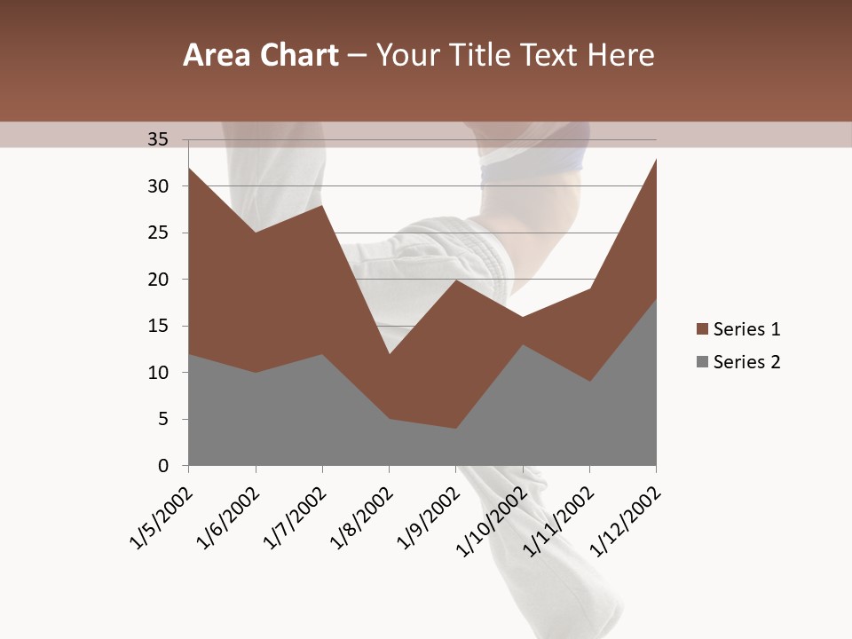 Action Woman Dancer PowerPoint Template