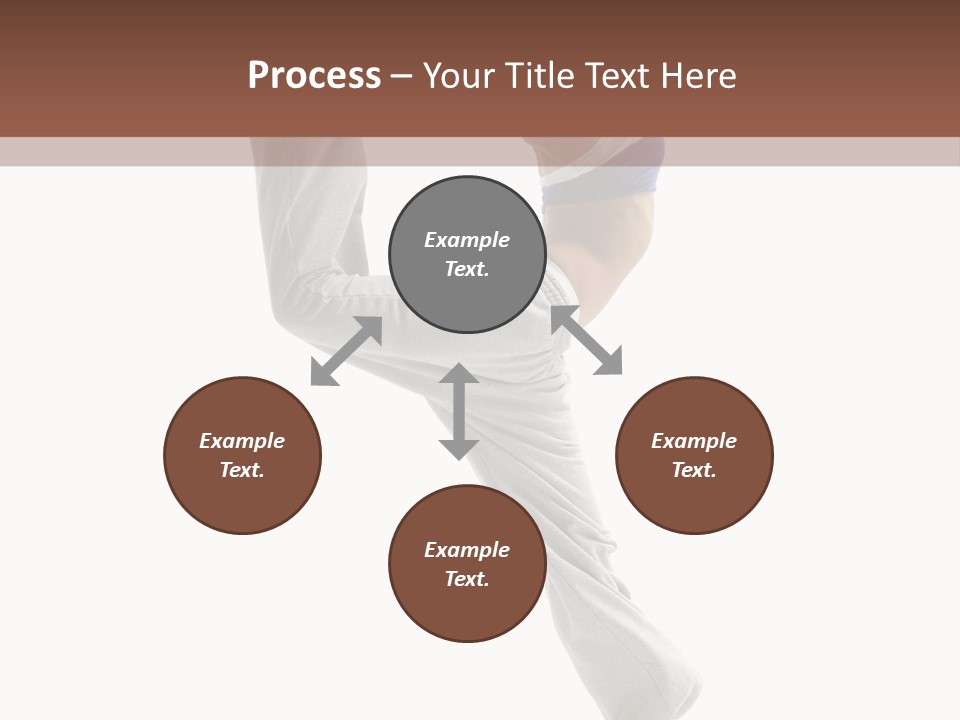 Action Woman Dancer PowerPoint Template