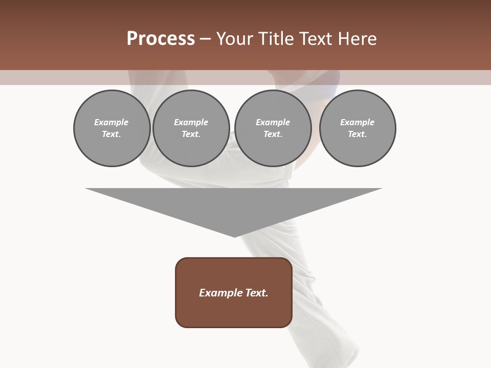 Action Woman Dancer PowerPoint Template