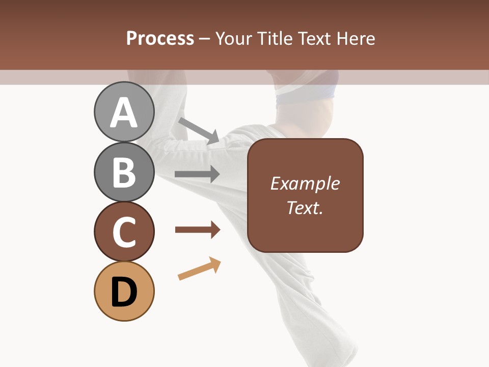 Action Woman Dancer PowerPoint Template