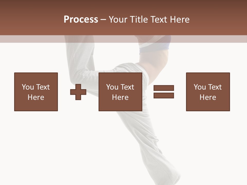 Action Woman Dancer PowerPoint Template