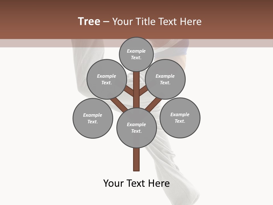 Action Woman Dancer PowerPoint Template