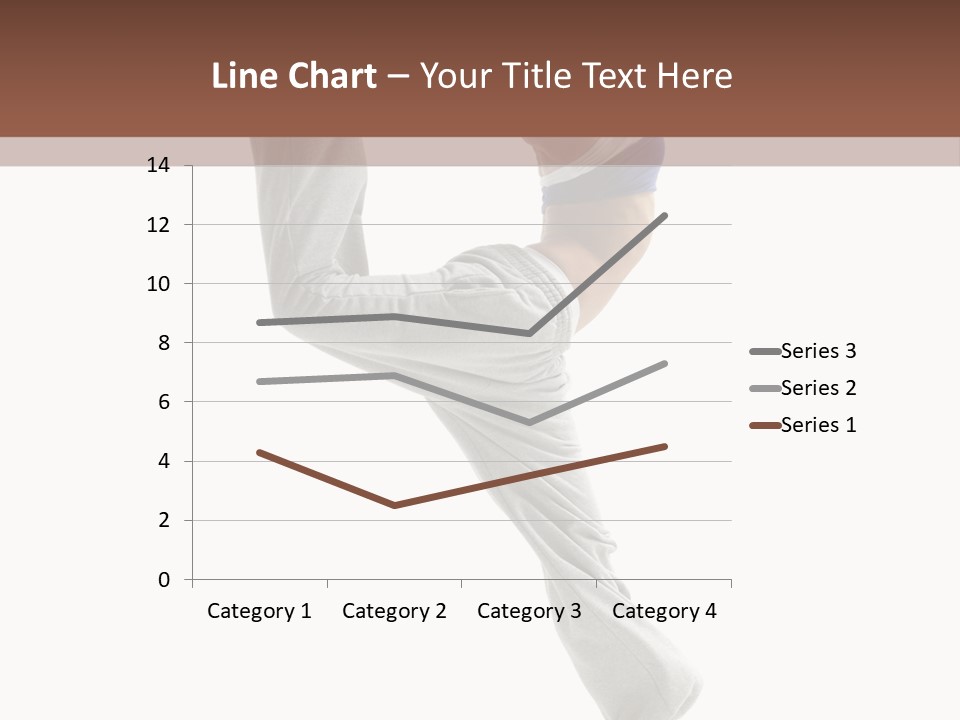 Action Woman Dancer PowerPoint Template