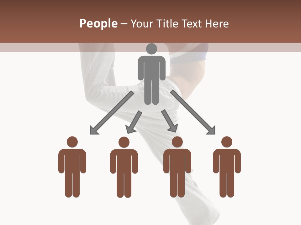 Action Woman Dancer PowerPoint Template