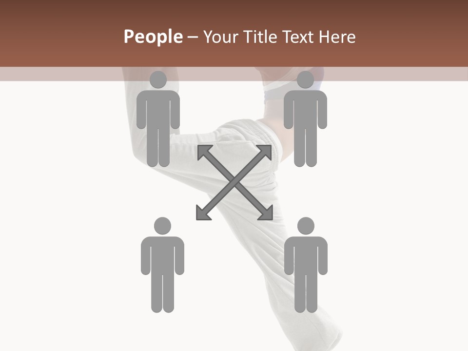 Action Woman Dancer PowerPoint Template