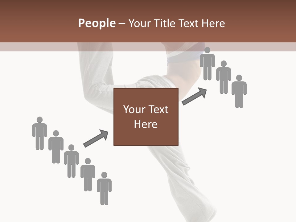 Action Woman Dancer PowerPoint Template