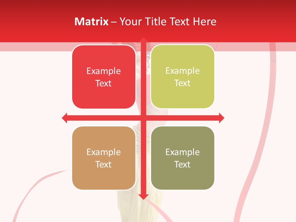 Performer Posing Young PowerPoint Template