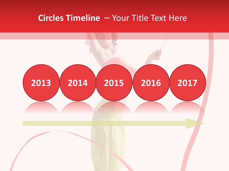 Performer Posing Young PowerPoint Template