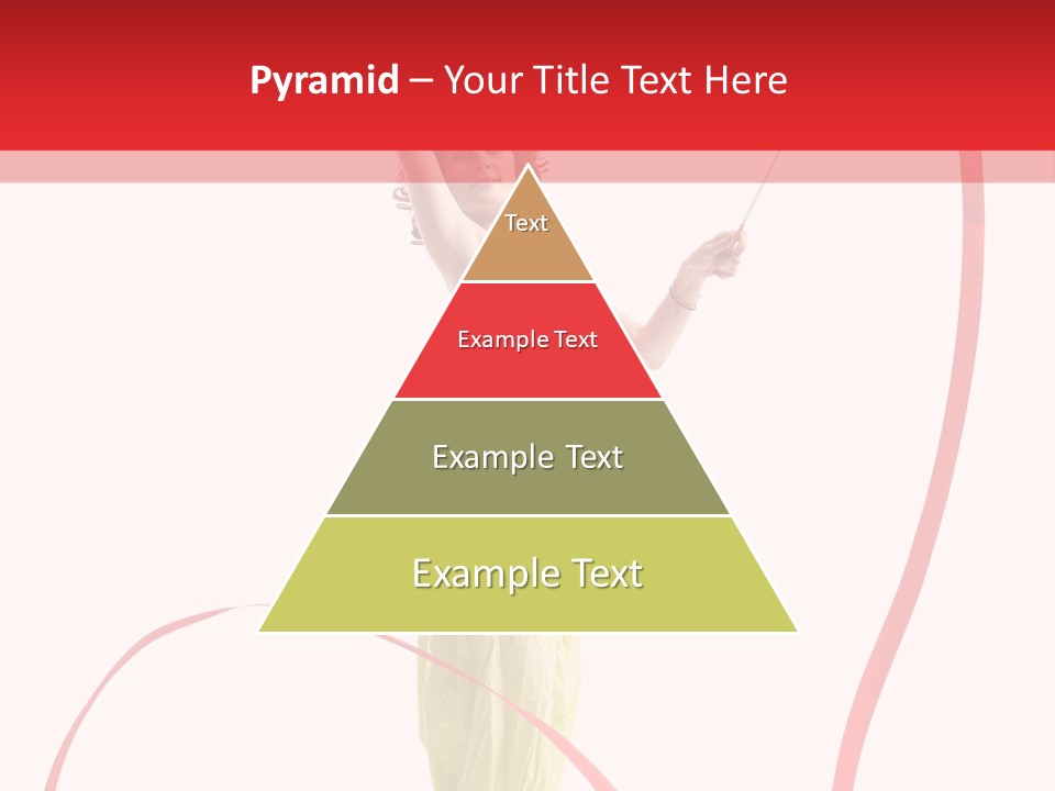 Performer Posing Young PowerPoint Template