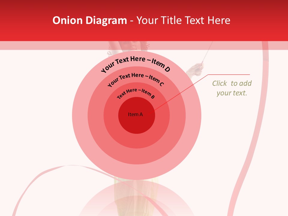 Performer Posing Young PowerPoint Template