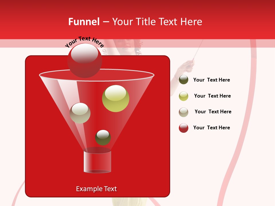 Performer Posing Young PowerPoint Template