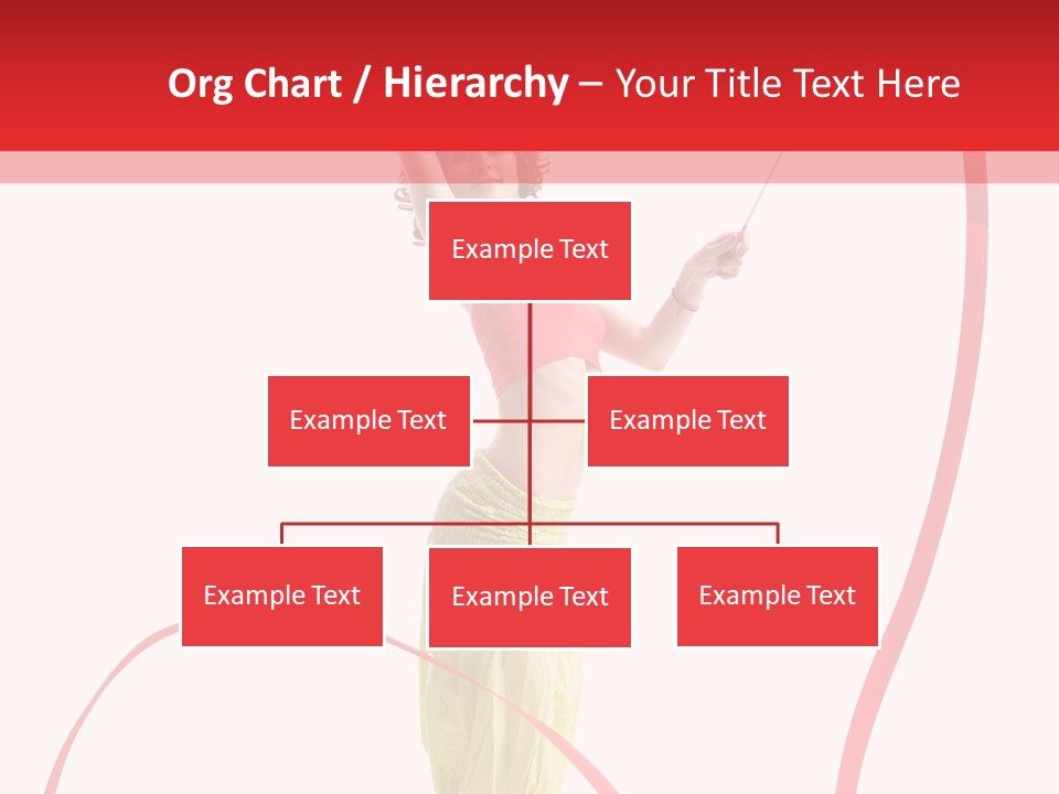 Performer Posing Young PowerPoint Template