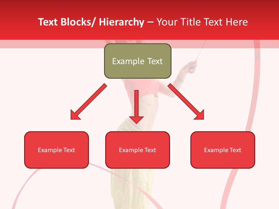 Performer Posing Young PowerPoint Template