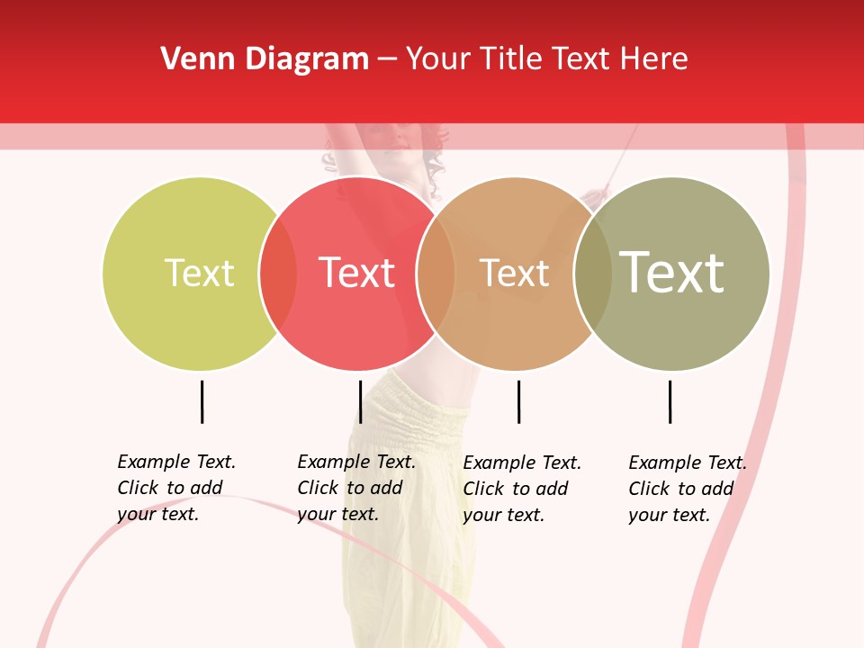 Performer Posing Young PowerPoint Template