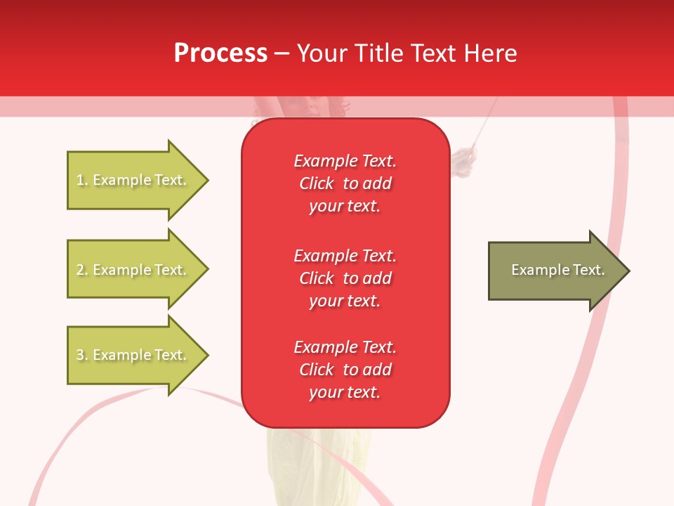 Performer Posing Young PowerPoint Template