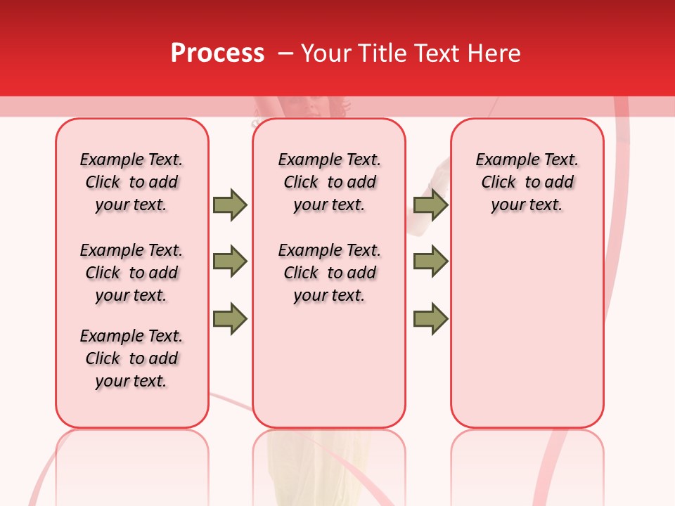 Performer Posing Young PowerPoint Template